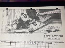 STAR WARS RETURN OF THE JEDI storyboards movie prop George Lucas ewoks AT-ST