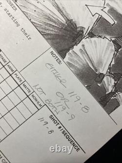 STAR WARS RETURN OF THE JEDI storyboards movie prop George Lucas ewoks AT-ST