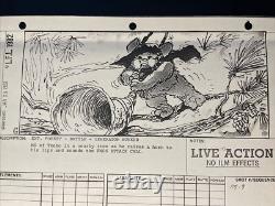 STAR WARS RETURN OF THE JEDI storyboards movie prop George Lucas ewoks ROTJ X1