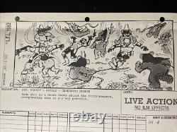 STAR WARS RETURN OF THE JEDI storyboards movie prop George Lucas ewoks ROTJ X1