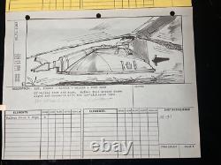 STAR WARS RETURN OF THE JEDI storyboards movie prop George Lucas ewoks ROTJ X1