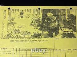 STAR WARS RETURN OF THE JEDI storyboards movie prop George Lucas ewoks Speeder