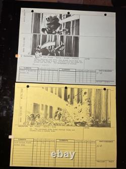 STAR WARS RETURN OF THE JEDI storyboards movie prop George Lucas ewoks WICKET