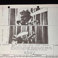 STAR WARS RETURN OF THE JEDI storyboards movie prop George Lucas ewoks WICKET