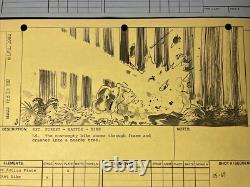 STAR WARS RETURN OF THE JEDI storyboards movie prop George Lucas ewoks WICKET