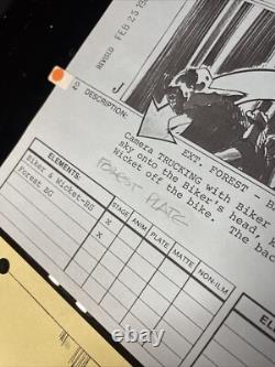 STAR WARS RETURN OF THE JEDI storyboards movie prop George Lucas ewoks WICKET
