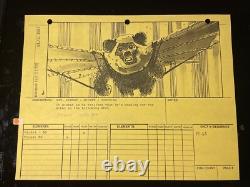 STAR WARS RETURN OF THE JEDI storyboards movie prop George Lucas ewoks Wicket