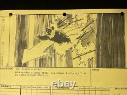 STAR WARS RETURN OF THE JEDI storyboards movie prop George Lucas ewoks Wicket