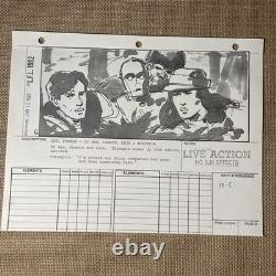 STAR WARS RETURN OF THE JEDI storyboards movie props Chewbacca Han Leia 88-5 B1