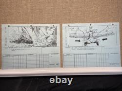 STAR WARS RETURN OF THE JEDI storyboards movie props George Lucas AT-ST Ewok