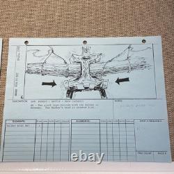 STAR WARS RETURN OF THE JEDI storyboards movie props George Lucas AT-ST Ewok