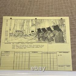 STAR WARS RETURN OF THE JEDI storyboards movie props George Lucas At-st Ewoks