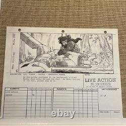 STAR WARS RETURN OF THE JEDI storyboards movie props George Lucas At-st Ewoks
