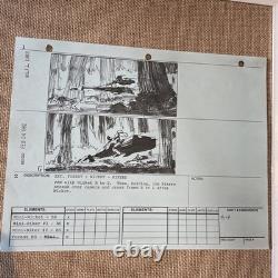 STAR WARS RETURN OF THE JEDI storyboards movie props George Lucas BIKER SCOUT STAR WARS RETURN OF THE JEDI storyboards movie props George Lucas BIKER SCOUT