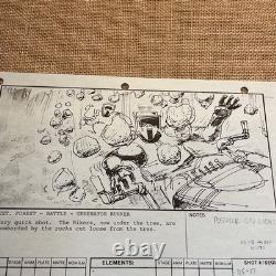 STAR WARS RETURN OF THE JEDI storyboards movie props George Lucas Biker Scout