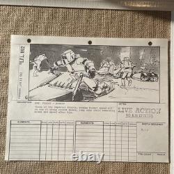 STAR WARS RETURN OF THE JEDI storyboards movie props George Lucas Biker Scout X1