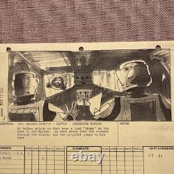 STAR WARS RETURN OF THE JEDI storyboards movie props George Lucas CHEWBACCA