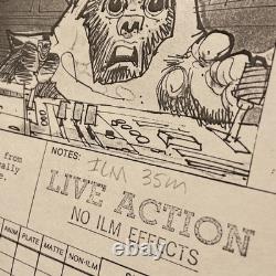 STAR WARS RETURN OF THE JEDI storyboards movie props George Lucas CHEWBACCA