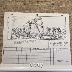 STAR WARS RETURN OF THE JEDI storyboards movie props George Lucas Ewok catapult