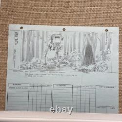 STAR WARS RETURN OF THE JEDI storyboards movie props George Lucas Ewoks AT-ST