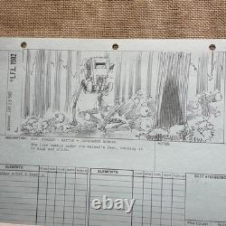 STAR WARS RETURN OF THE JEDI storyboards movie props George Lucas Ewoks AT-ST