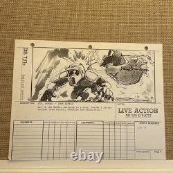 STAR WARS RETURN OF THE JEDI storyboards movie props George Lucas Ewoks Endor