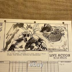 STAR WARS RETURN OF THE JEDI storyboards movie props George Lucas Ewoks Endor