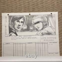 STAR WARS RETURN OF THE JEDI storyboards movie props George Lucas HAN & LEIA