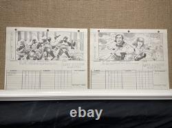 STAR WARS RETURN OF THE JEDI storyboards movie props George Lucas HAN & LEIA