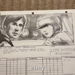 STAR WARS RETURN OF THE JEDI storyboards movie props George Lucas HAN & LEIA