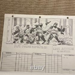 STAR WARS RETURN OF THE JEDI storyboards movie props George Lucas HAN & LEIA
