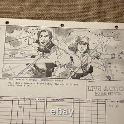 STAR WARS RETURN OF THE JEDI storyboards movie props George Lucas HAN & LEIA