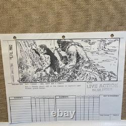 STAR WARS RETURN OF THE JEDI storyboards movie props George Lucas Han Chewbacca