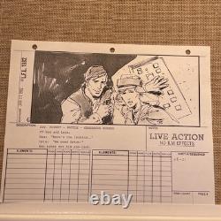 STAR WARS RETURN OF THE JEDI storyboards movie props George Lucas Han Solo Lea