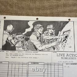 STAR WARS RETURN OF THE JEDI storyboards movie props George Lucas R2-D2 Han