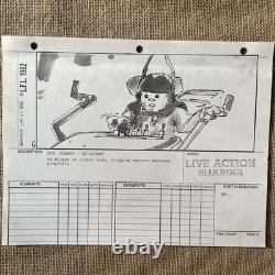 STAR WARS RETURN OF THE JEDI storyboards movie props George Lucas Wicket Ewoks