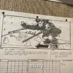 STAR WARS RETURN OF THE JEDI storyboards movie props George Lucas Wicket Ewoks