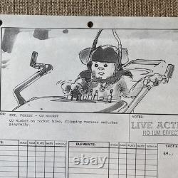 STAR WARS RETURN OF THE JEDI storyboards movie props George Lucas Wicket Ewoks