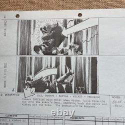 STAR WARS RETURN OF THE JEDI storyboards movie props George Lucas Wicket Scout