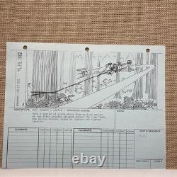 STAR WARS RETURN OF THE JEDI storyboards movie props George Lucas speeder bike