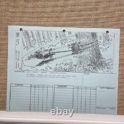 STAR WARS RETURN OF THE JEDI storyboards movie props George Lucas speeder bike