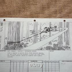 STAR WARS RETURN OF THE JEDI storyboards movie props George Lucas speeder bike