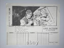 STAR WARS RETURN OF THE JEDI storyboards movie props Vintage Art Disney JED1-23