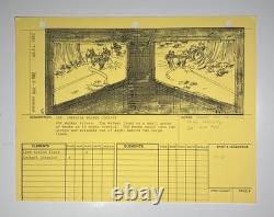 STAR WARS RETURN OF THE JEDI storyboards movie props Vintage Art Disney JED1-25
