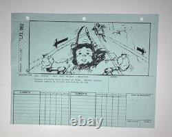 STAR WARS RETURN OF THE JEDI storyboards movie props Vintage Art Disney JED1-30