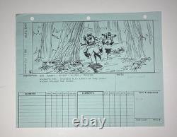 STAR WARS RETURN OF THE JEDI storyboards movie props Vintage Art Disney JED1-32