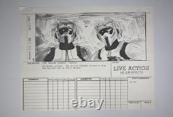 STAR WARS RETURN OF THE JEDI storyboards movie props Vintage Art Disney JED1-45