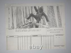 STAR WARS RETURN OF THE JEDI storyboards movie props Vintage Art Disney JED1-60