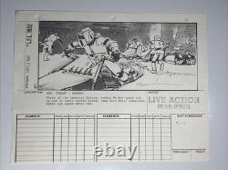 STAR WARS RETURN OF THE JEDI storyboards movie props Vintage Art Disney JED1-7