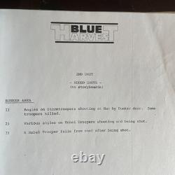 STAR WARS RETURN OF THE JEDI storyboards movie props Vintage Art Disney JED1-74